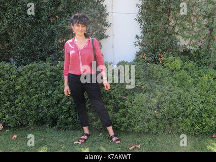 Istanbul, Turquie. 13 septembre 2017. L'artiste turc Burcak Bingol à la 15e Biennale d'Istanbul, Turquie, 13 septembre 2017. Photo: Mirjam Schmitt/dpa/Alay Live News Banque D'Images