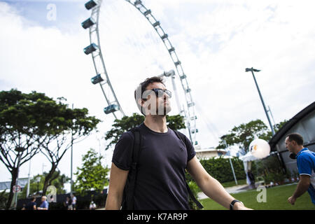 Sport Automobile : Championnat du monde de formule 1 de la fia 2017, grand prix de Singapour, # 30 jolyon palmer (GBR, Renault sport F1 Team), Banque D'Images