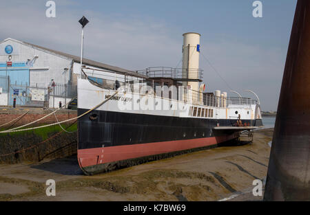 La Medway Queen à aubes, un plaisir cruiser construit 1924, elle avait une mine sweeper DURANT LA SECONDE GUERRE MONDIALE et a fait 7 voyages dans l'évacuation de Dunkerque Banque D'Images