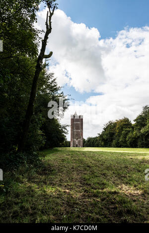 Le roi Alfred's Tower, Somerset Banque D'Images