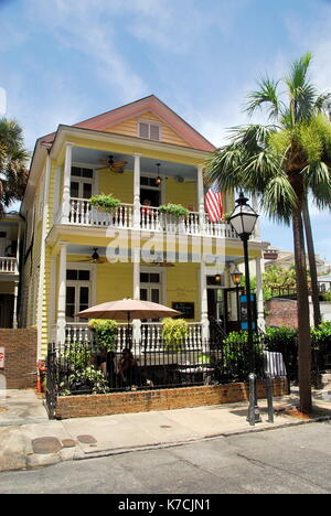 Poogan porche du restaurant à Charleston, Caroline du Sud Banque D'Images