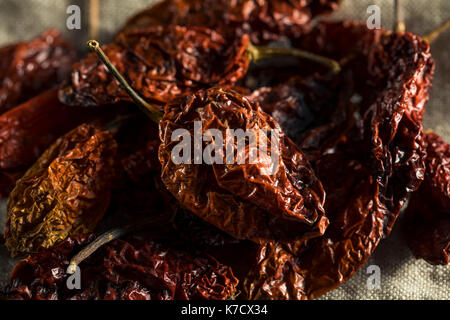 Super hot spicy bhut jolokia scorpion prêt à l'emploi de poivre Banque D'Images