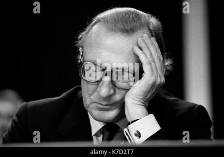 Lord Carrington, portrait, Peter Carington MP 1970 conférence du parti conservateur Blackpool Winter Gardens 1973 UK HOMER SYKES Banque D'Images