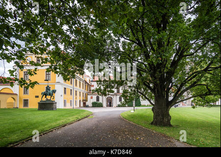 Zbraslav, République Tchèque- 23 juillet 2017: Parc du Château à Zbraslav, Prague Banque D'Images