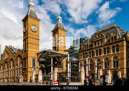 La gare de Liverpool Street, London, UK Banque D'Images