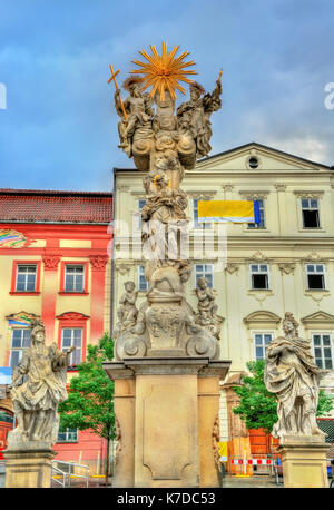 La colonne de la Sainte Trinité à Brno, République tchèque Banque D'Images