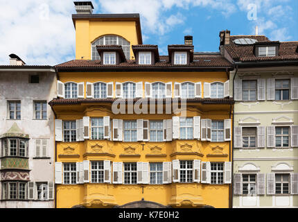 Beau bâtiment de bolzano Banque D'Images