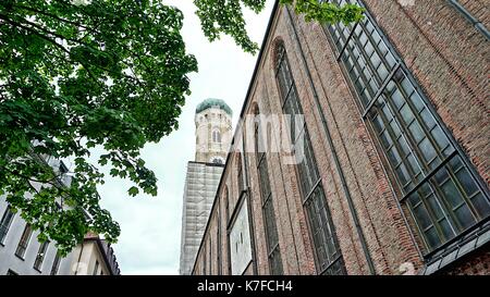 Cathédrale Notre-Dame (Frauenkirche) à Munich, Allemagne Banque D'Images