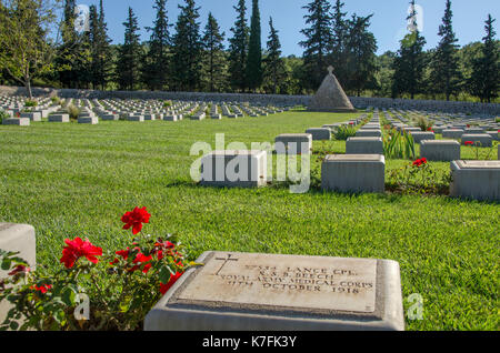 La Grèce, doirani - ww1 doiran cemetery Banque D'Images