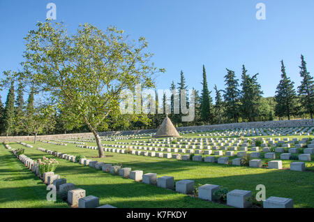 Doirani, Grèce - cimetière doiran Banque D'Images