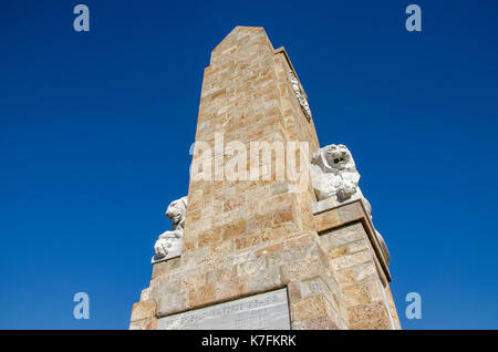 Ww1 memorial en doirani village, Grèce Banque D'Images