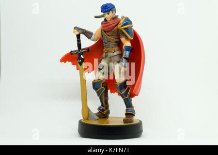Nintendo Super Smash Bros Amiibo Collection figure Ike Banque D'Images