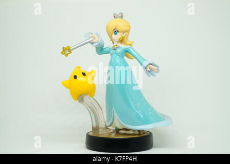 Nintendo Super Smash Bros Amiibo Collection Figurine Rosalina Banque D'Images