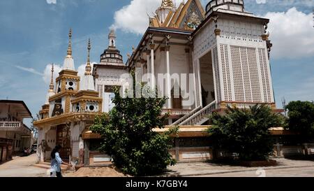 113e rue entre 182 et st Mao Tse Toung blvd à Phnom Penh Cambodge asie du sud-est Banque D'Images