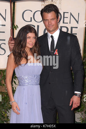 Fergie et Josh Duhamel photographiés lors de la 67ème édition annuelle des Golden Globes Awards - arrivées à l'hôtel Beverly Hilton à Beverly Hills, Californie, le 17 janvier 2010 RTNRD / MediaPunch Banque D'Images