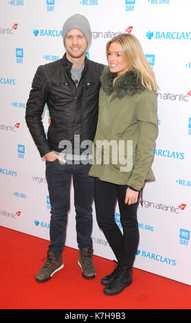 La Photo Doit Être Créditée ©Kate Green/Alpha Press 079965 09/03/2016 Sam Branson Et Isabella Calthorpe We Day 2016 Sse Arena Wembley Londres Banque D'Images