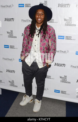 Lena waithe assiste à la sublime wgaw 2017 Primetime Emmy-débat avec des écrivains nommés au Writers Guild Theatre le 15 septembre 2016 à Beverly Hills, Californie. Banque D'Images