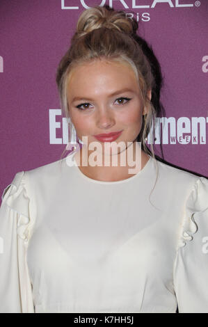 15 septembre 2017 - Hollywood, CA, États-Unis - 15 septembre 2017 - Hollywood, Californie - Natalie alyn Lind. Entertainment Weekly 2017 emmy pré-partie tenue à l'hôtel Sunset Tower à Hollywood. Crédit photo : birdie thompson/admedia (crédit image : © birdie thompson/admedia via zuma sur le fil) Banque D'Images