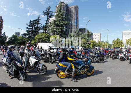 Au cours de l'hommage memorial angel nieto 12 +1' à Madrid, le samedi 16 septembre, 2017. Banque D'Images