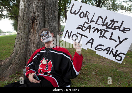 Samedi, Septembre 16th, 2017, Washington, DC USA : Juggalos recueillir sur le National Mall à protester contre le département américain de la Justice et le FBI les répertoriant comme un 'gang hybrides plus ou moins organisé." Banque D'Images