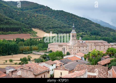 Monasterio de Yuso, Monastère de Yuso, à San Millan de la Cogolla, La Rioja, Espagne Banque D'Images