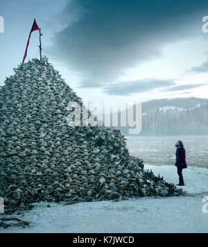 La photo Doit Être Créditée ©Twentieth Century Fox Film Corporation/Fournie par Alpha 070000 (2016) Leonardo DiCaprio comme Hugh Glass dans le film Le Revenant Banque D'Images