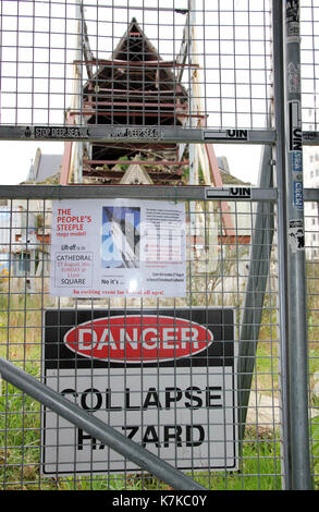 La cathédrale de Christchurch en Nouvelle-Zélande Banque D'Images