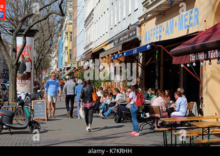 Berlin Bergmannstr Kreuzberg Banque D'Images