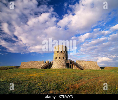 Guernesey. rousse tower. Banque D'Images