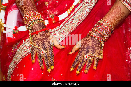 Cette image a été prise dans un mariage indien Banque D'Images