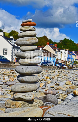 Haut de la plage à amroth, Pembrokeshire, Pays de Galles Banque D'Images