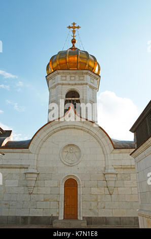Clocher de la Cathédrale du rédempteur du Christ, Moscou, Russie Banque D'Images