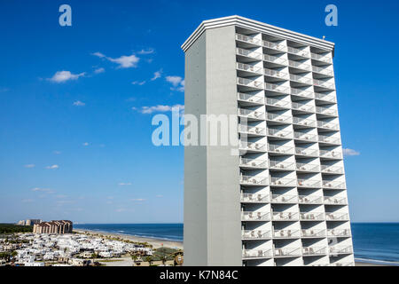 Caroline du Sud, Océan Atlantique, Myrtle Beach, Wyndham SeaWatch Plantation, hôtel, complexe, gratte-ciel de hauteur gratte-ciel bâtiment bâtiments SC170516061 Banque D'Images