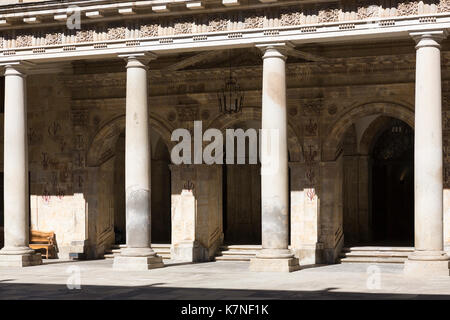 Université de Salamanque, faculté de philologie, langues dans la Plaza de Anaya, Espagne Banque D'Images