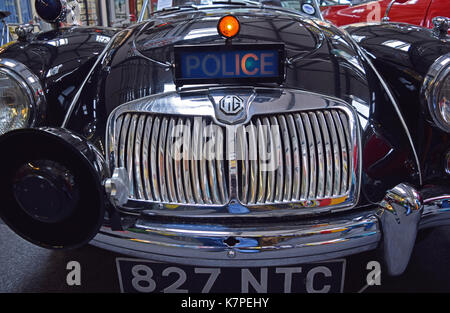 Roadster mga (spécification de police) 1960 - Lakeland motor museum, backbarrow, ulverston, Lake District, North West England Banque D'Images