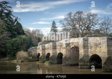 Pont de Stopham, Stopham, West Sussex, Angleterre, Royaume-Uni Banque D'Images