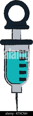 Droit de la santé seringue Illustration de Vecteur