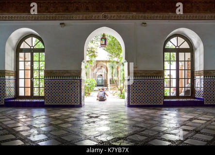 Le Dar Si Said est un musée d'art Marocain Marrakech, Marrakech-Safi. Maroc Banque D'Images