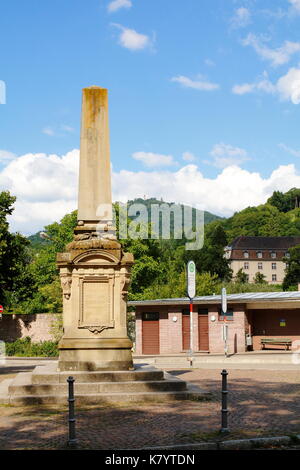 Obélisque, Kriegsdenkmal Baden-Baden Lichtental, am Klosterplatz Banque D'Images