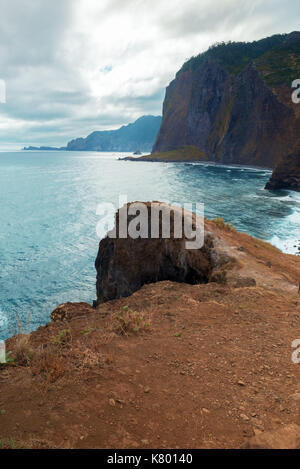 La Ponta de Sao Lourenço, la partie la plus orientale de l'île de Madère Banque D'Images