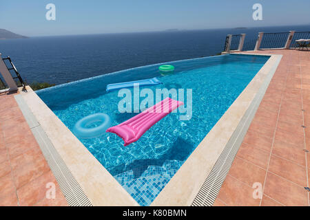 Villa avec piscine à Kas, Turquie Banque D'Images