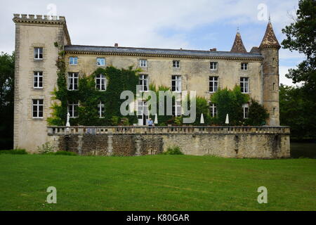 Cameyrac Chateau La Mothe du Prince Noir Banque D'Images