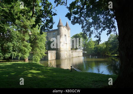 Cameyrac Chateau La Mothe du Prince Noir Banque D'Images