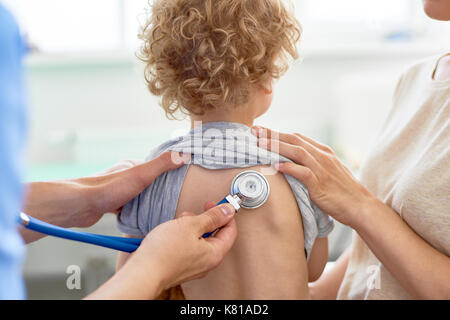 Check-up de peu Patient Banque D'Images