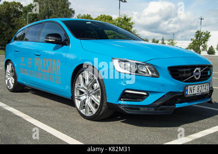 Volvo V60 Polestar 2017 Test Drive Banque D'Images