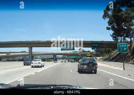 Les chemins et les routes autour de San Diego, Californie Banque D'Images