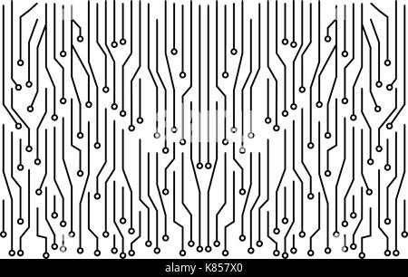 Carte de circuits imprimés de haute technologie symbole vecteur icône concevoir. Belle illustration isolé sur fond blanc Illustration de Vecteur