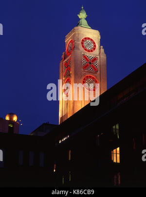 Royaume-uni, Londres, South Bank Oxo tower Banque D'Images