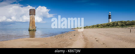 Un jour de beau temps à repousser la tête, East Yorkshire, UK. Banque D'Images