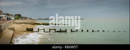 Seascape Clacton On Sea, Essex, Royaume-Uni. Banque D'Images